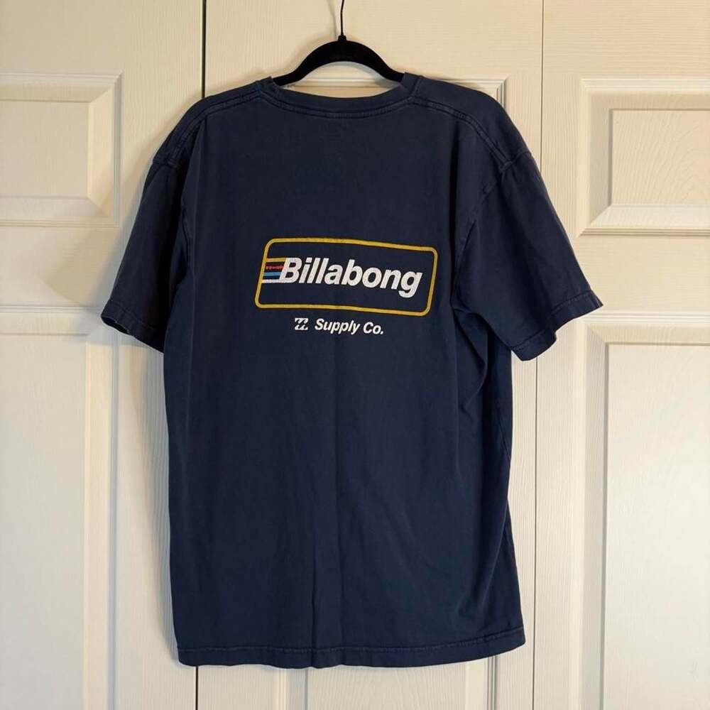 Billabong Wave Washed Pocket T-Shirt Navy Blue XL